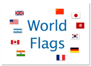 Free Flash Cards - World Flags - KiasuParents