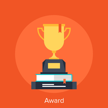 40258932 - abstract vector illustration of award flat design concept.