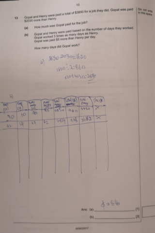 School homework picture