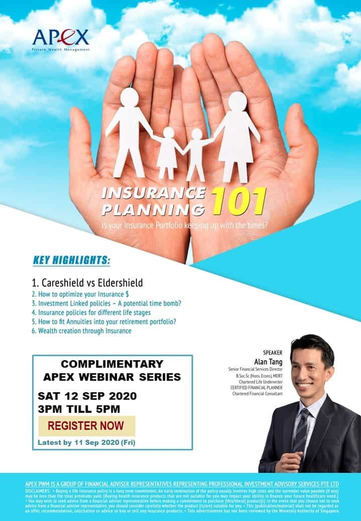 APEX WEBINAR SERIES - Insurance Planning 101 (12/9)