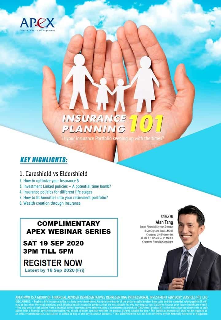 APEX WEBINAR SERIES - Insurance Planning 101 (19/9)